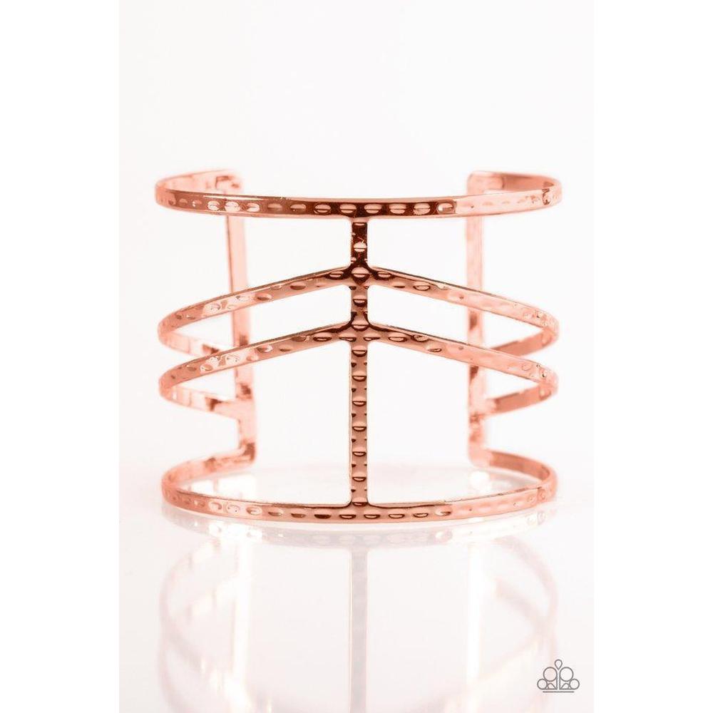 Stick Out A NILE - Copper Bracelet - Paparazzi - Paparazzi - Dare2bdazzlin N Jewelry