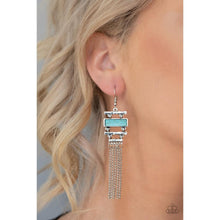 Load image into Gallery viewer, Stone Dwellings - Blue Earrings - Paparazzi - Dare2bdazzlin N Jewelry

