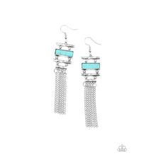 Load image into Gallery viewer, Stone Dwellings - Blue Earrings - Paparazzi - Dare2bdazzlin N Jewelry
