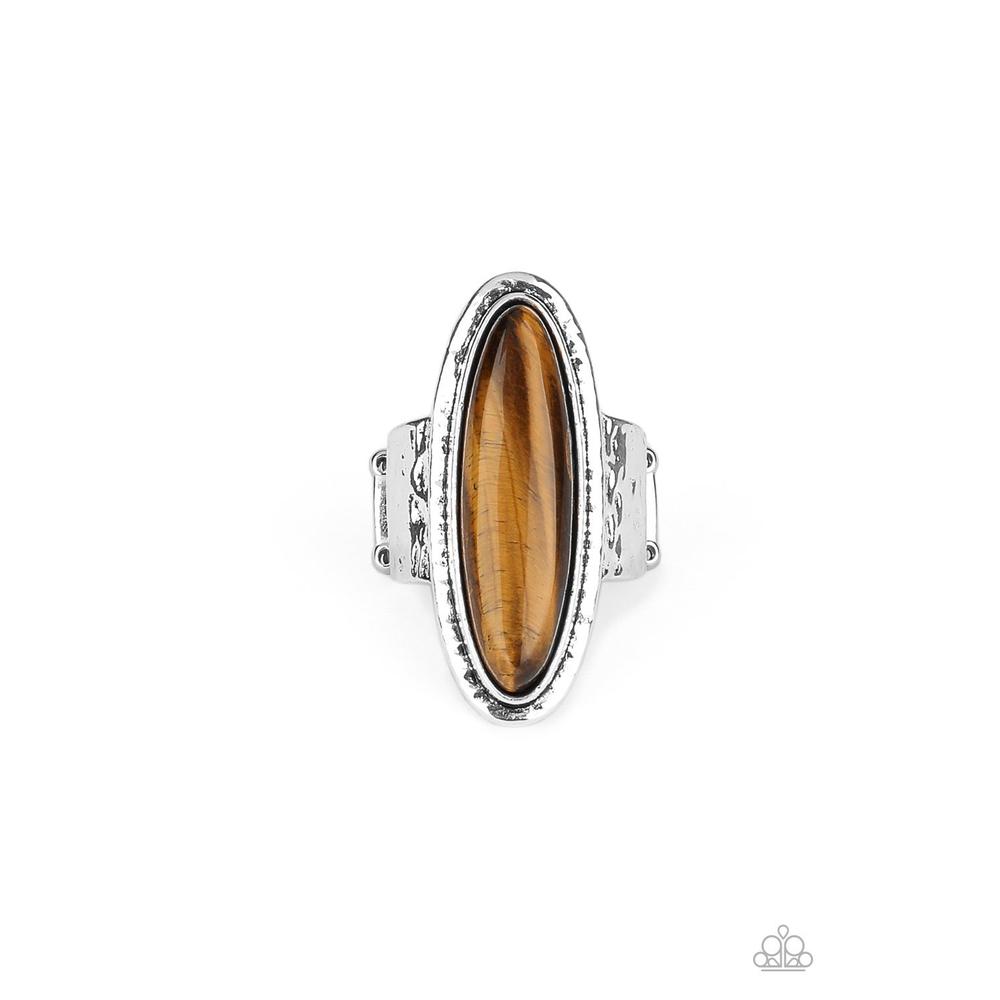 Stone Mystic - Brown Ring - Paparazzi - Dare2bdazzlin N Jewelry