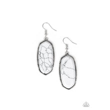 Load image into Gallery viewer, Stone Quest White Earrings - Paparazzi - Dare2bdazzlin N Jewelry
