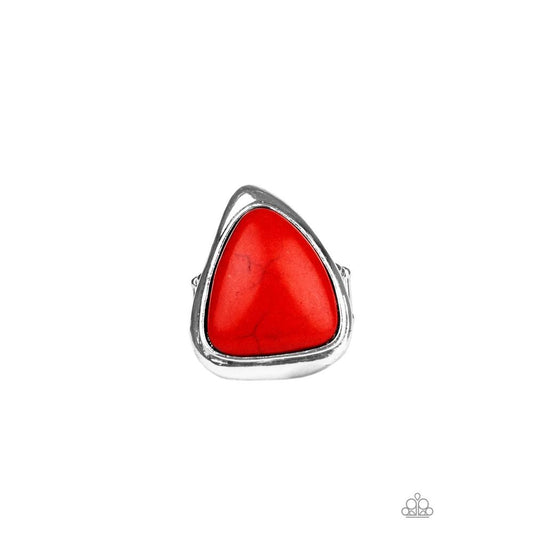 Stone Scene Red Ring - Paparazzi - Dare2bdazzlin N Jewelry