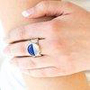 Stone Seeker - Blue Ring -  Paparazzi - Paparazzi - Dare2bdazzlin N Jewelry