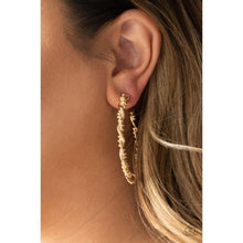Load image into Gallery viewer, Street Mob Gold Earrings - Paparazzi - Dare2bdazzlin N Jewelry
