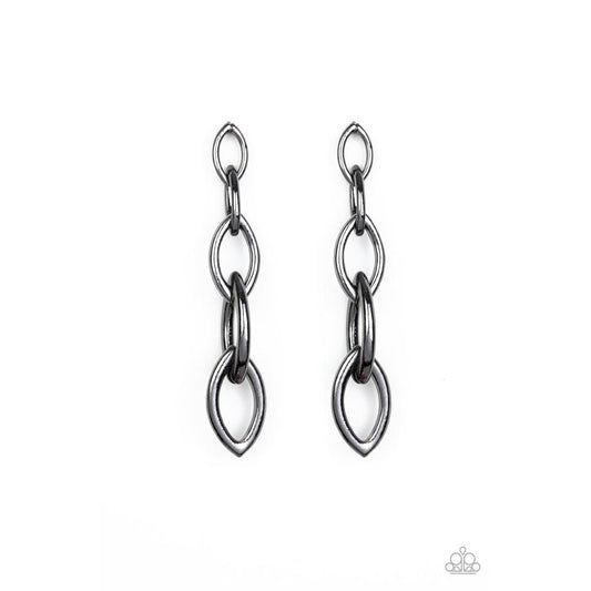 Street Spunk Silver Earrings - Paparazzi - Dare2bdazzlin N Jewelry