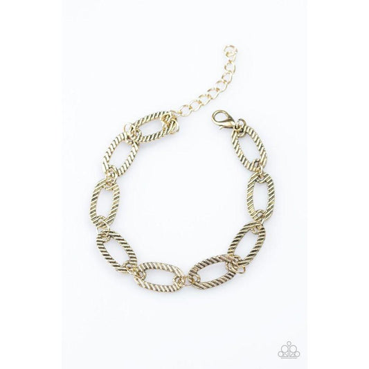 Street Style - Brass Bracelet - Paparazzi - Paparazzi - Dare2bdazzlin N Jewelry