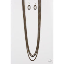 Load image into Gallery viewer, Street Sweep - Brass Necklace - Paparazzi - Dare2bdazzlin N Jewelry
