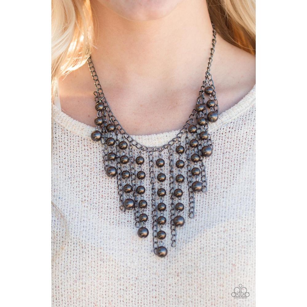 STUN Control - Black Necklace - Paparazzi - Paparazzi - Dare2bdazzlin N Jewelry