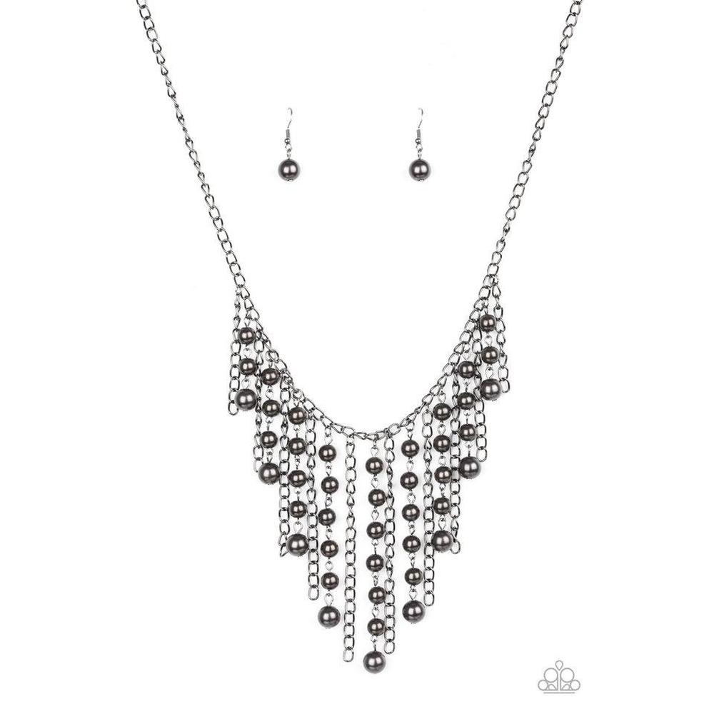 STUN Control - Black Necklace - Paparazzi - Paparazzi - Dare2bdazzlin N Jewelry