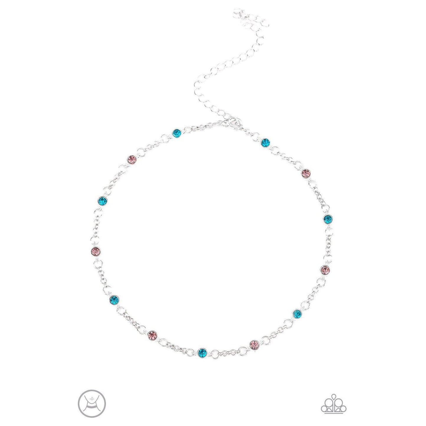 Stunningly Stunning Blue Choker - Paparazzi - Dare2bdazzlin N Jewelry