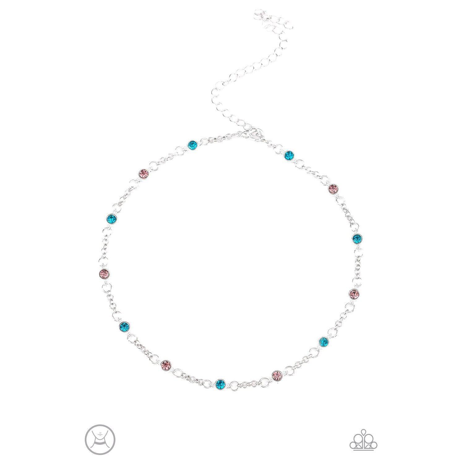 Stunningly Stunning Blue Choker - Paparazzi - Dare2bdazzlin N Jewelry