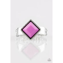 Load image into Gallery viewer, Stylishly Fair and Square - Purple Ring  - Paparazzi - Dare2bdazzlin N Jewelry
