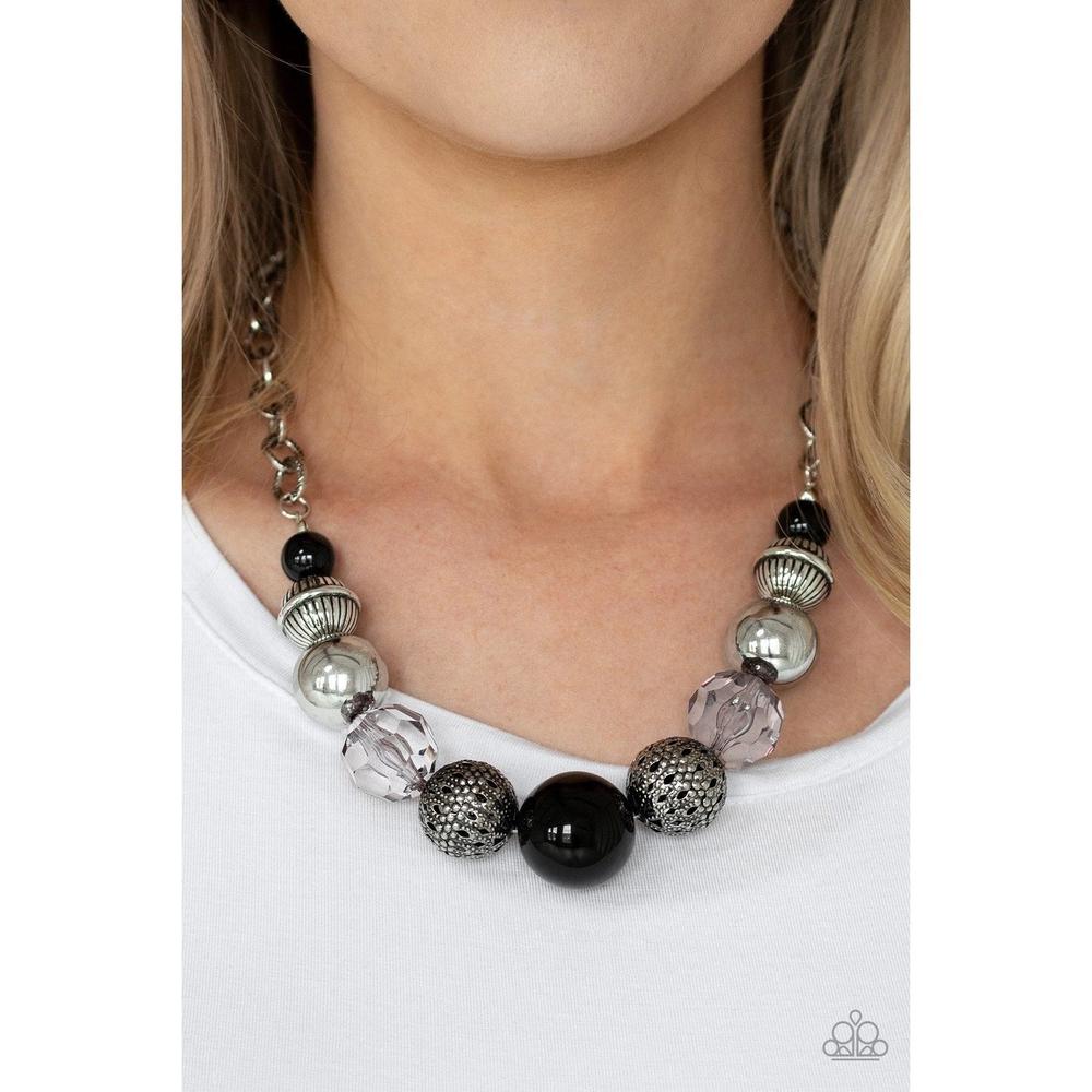 Sugar, Sugar Black Necklace - Paparazzi - Dare2bdazzlin N Jewelry