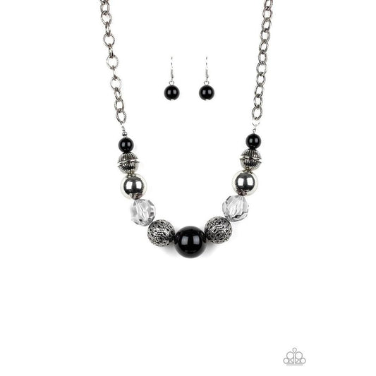 Sugar, Sugar Black Necklace - Paparazzi - Dare2bdazzlin N Jewelry