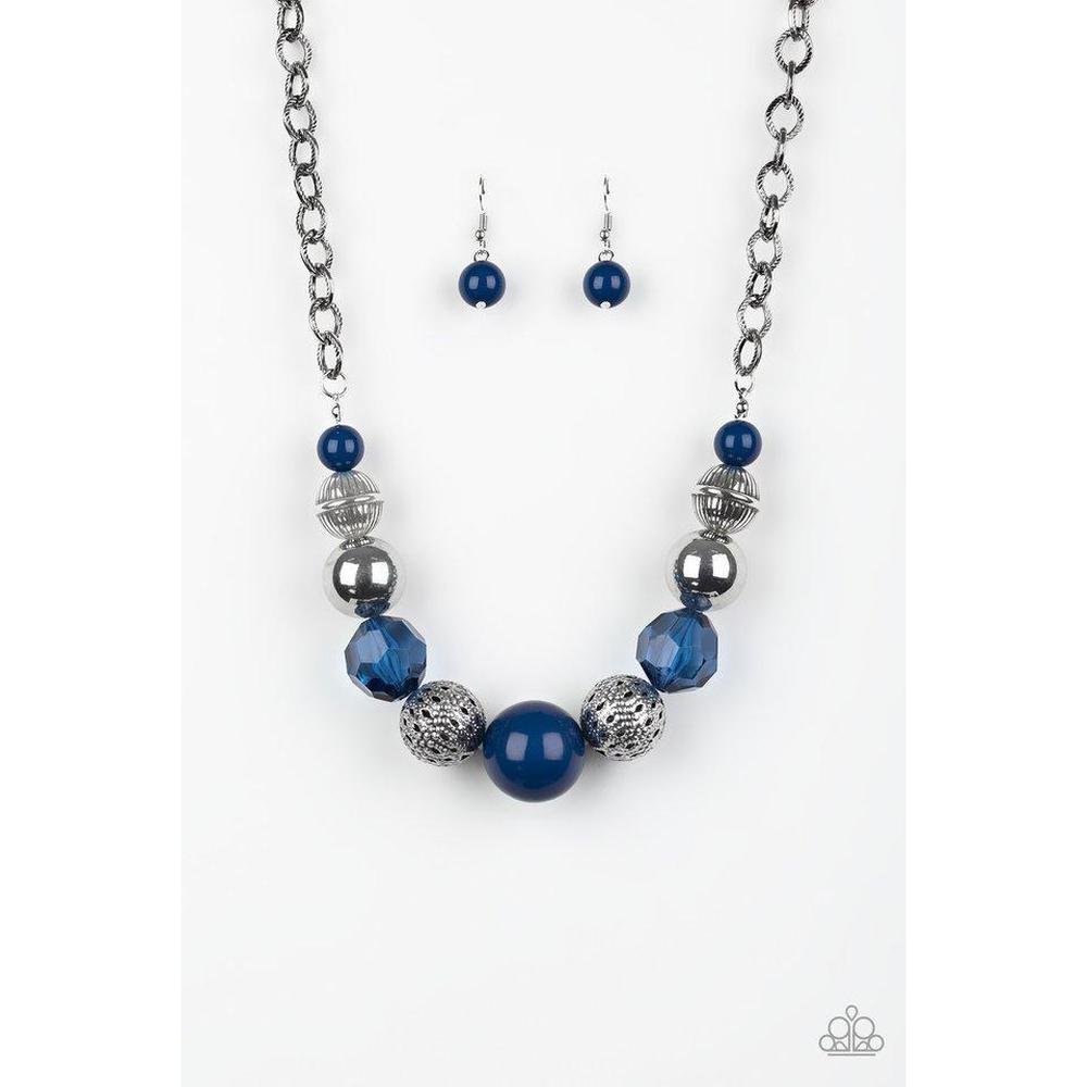 Sugar, Sugar Blue Necklace - Paparazzi - Dare2bdazzlin N Jewelry