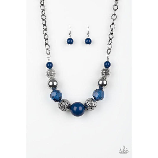 Sugar, Sugar Blue Necklace - Paparazzi - Dare2bdazzlin N Jewelry