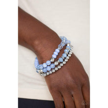 Load image into Gallery viewer, Sugary Shimmer Blue Bracelet - Paparazzi - Paparazzi - Dare2bdazzlin N Jewelry
