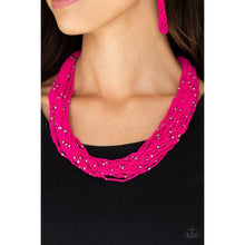 Load image into Gallery viewer, Summer Samba - Pink Necklace - Dare2bdazzlin N Jewelry
