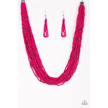 Load image into Gallery viewer, Summer Samba - Pink Necklace - Dare2bdazzlin N Jewelry
