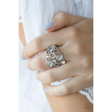 Load image into Gallery viewer, Summer Yacht - White Ring - Paparazzi - Dare2bdazzlin N Jewelry
