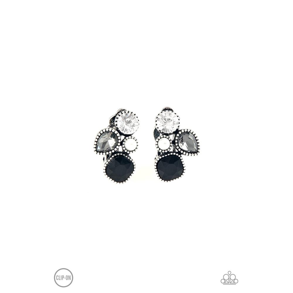 Super Superstar Black Earrings - Paparazzi - Dare2bdazzlin N Jewelry