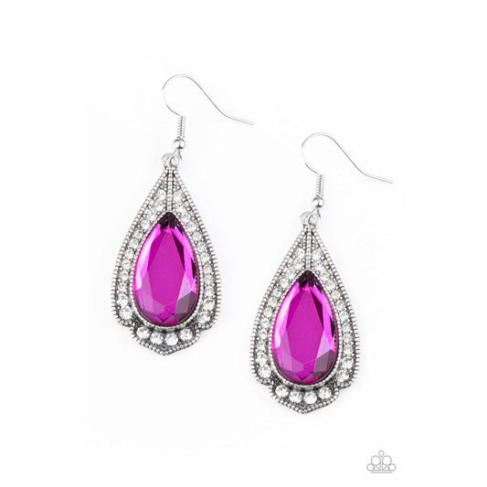 Superstar Stardom - Pink Earrings - Paparazzi - Dare2bdazzlin N Jewelry
