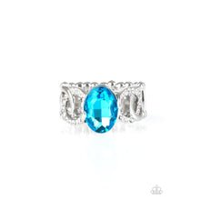 Load image into Gallery viewer, Supreme Bling Blue Ring - Paparazzi - Paparazzi - Dare2bdazzlin N Jewelry
