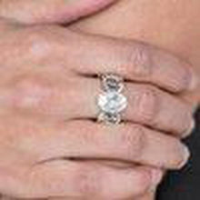 Load image into Gallery viewer, Supreme Bling - White Ring - Paparazzi - Dare2bdazzlin N Jewelry
