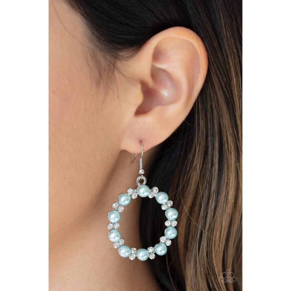 Symphony Sparkle - Blue Earrings - Paparazzi - Paparazzi - Dare2bdazzlin N Jewelry