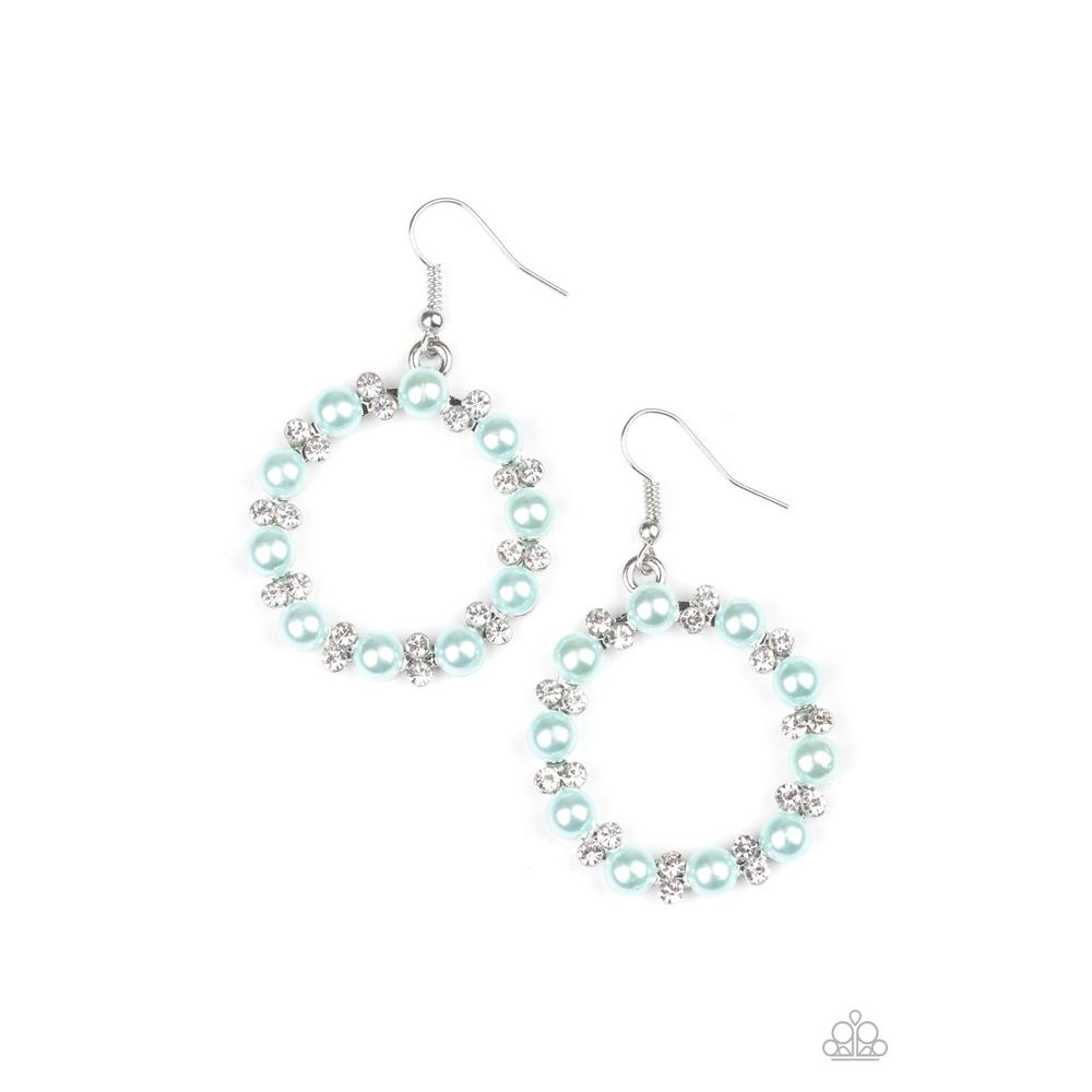 Symphony Sparkle - Blue Earrings - Paparazzi - Paparazzi - Dare2bdazzlin N Jewelry