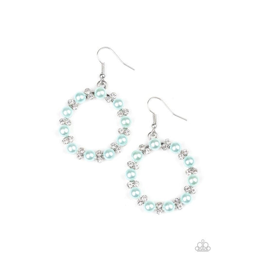 Symphony Sparkle - Blue Earrings - Paparazzi - Paparazzi - Dare2bdazzlin N Jewelry