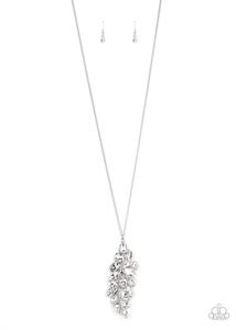 Take a Final BOUGH White Necklace - Paparazzi - Dare2bdazzlin N Jewelry