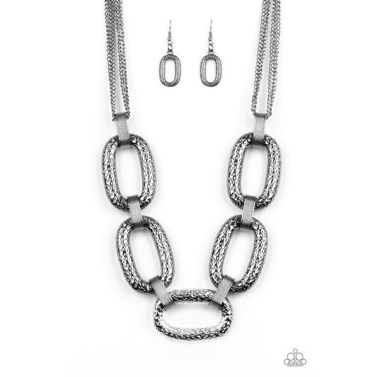 Take Charge Black Necklace - Paparazzi - Dare2bdazzlin N Jewelry