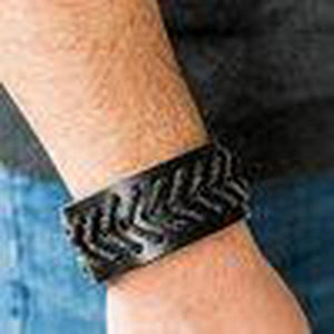 Take Me Out To The Ball Game - Black Bracelet - Paparazzi - Dare2bdazzlin N Jewelry