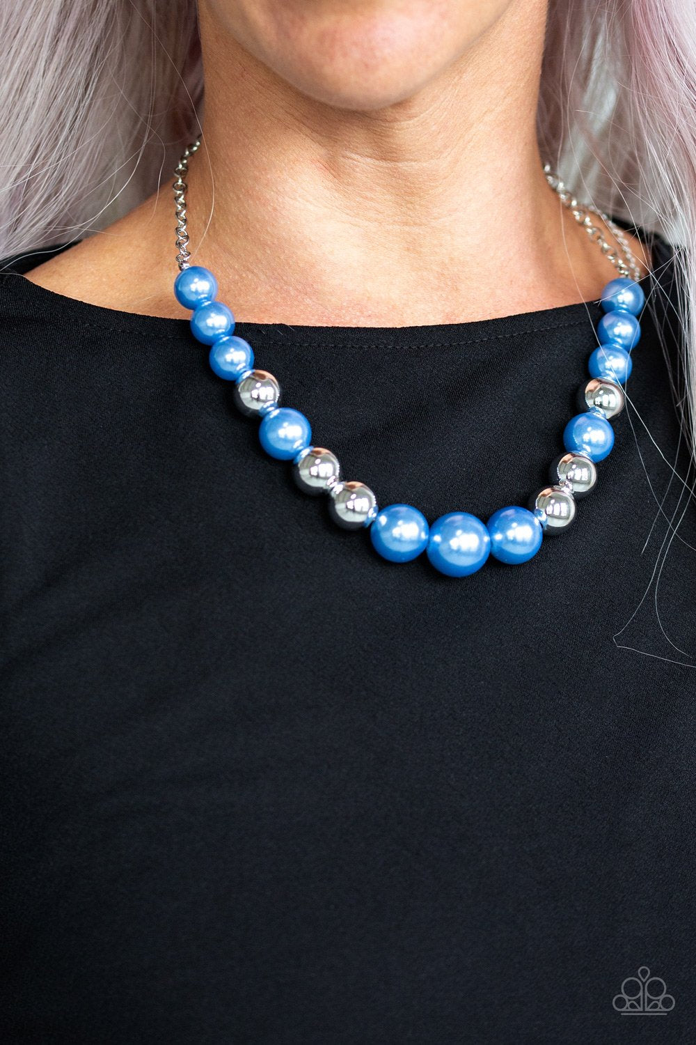 Take Note - Blue Necklace - Paparazzi - Dare2bdazzlin N Jewelry