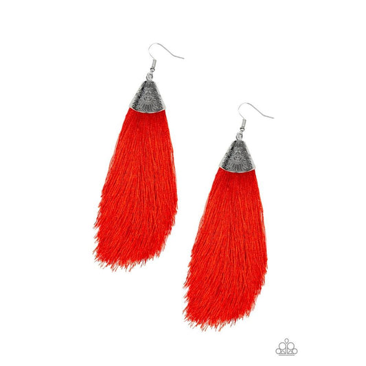 Tassel Temptress Earrings - Paparazzi - Dare2bdazzlin N Jewelry