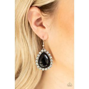 Teardrop Trendsetter - Black Earrings - Paparazzi - Dare2bdazzlin N Jewelry