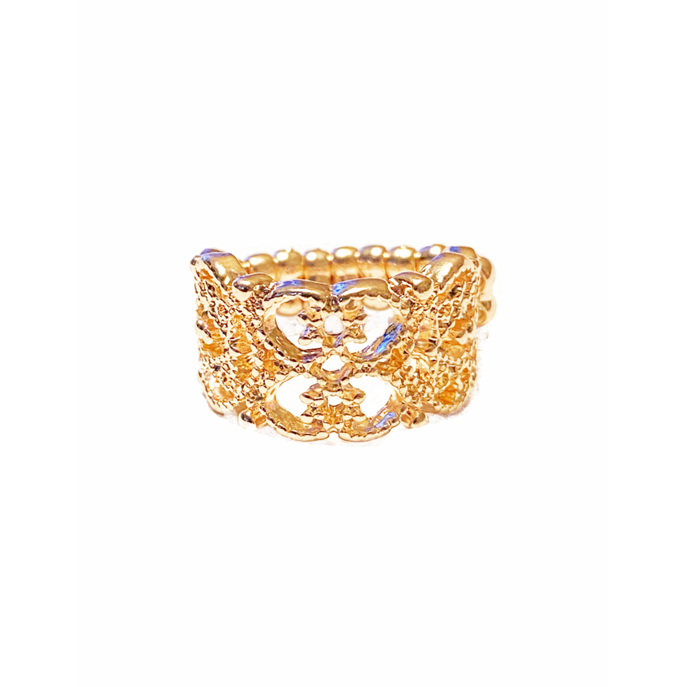 Tell Me How You Really FRILL Rose Gold Ring - Paparazzi - Dare2bdazzlin N Jewelry