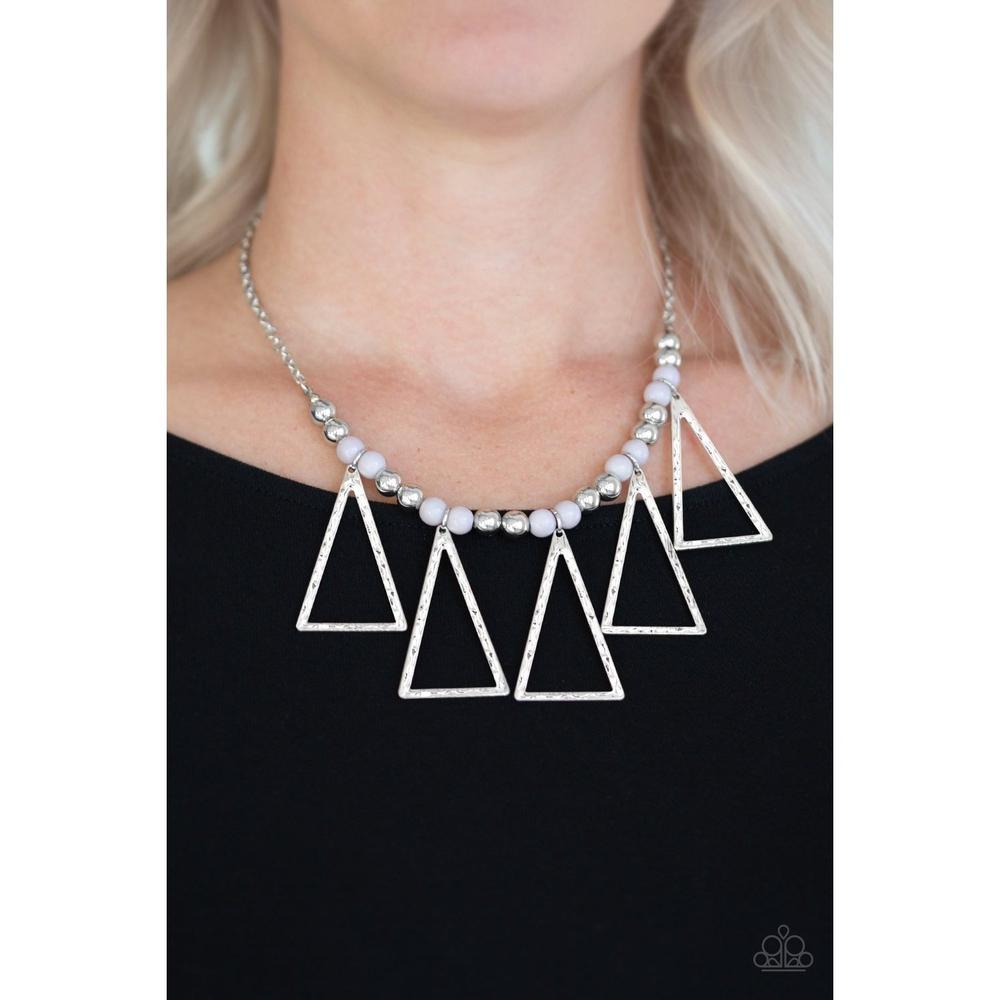 Terra Nouveau - Silver Necklace - Dare2bdazzlin N Jewelry