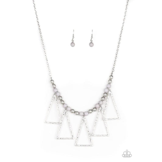 Terra Nouveau - Silver Necklace - Dare2bdazzlin N Jewelry
