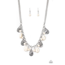 Load image into Gallery viewer, Terra Tranquility White Necklace - Paparazzi - Paparazzi - Dare2bdazzlin N Jewelry
