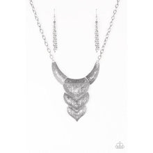 Load image into Gallery viewer, Texas Temptress - Silver Necklace - Paparazzi - Dare2bdazzlin N Jewelry
