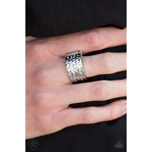 Load image into Gallery viewer, Texture Timbre - Silver - Ring - Paparazzi - Paparazzi - Dare2bdazzlin N Jewelry
