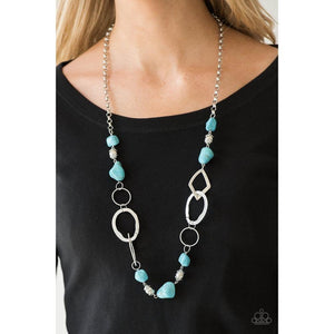 That's TERRA-ific Blue Necklace - Paparazzi - Dare2bdazzlin N Jewelry