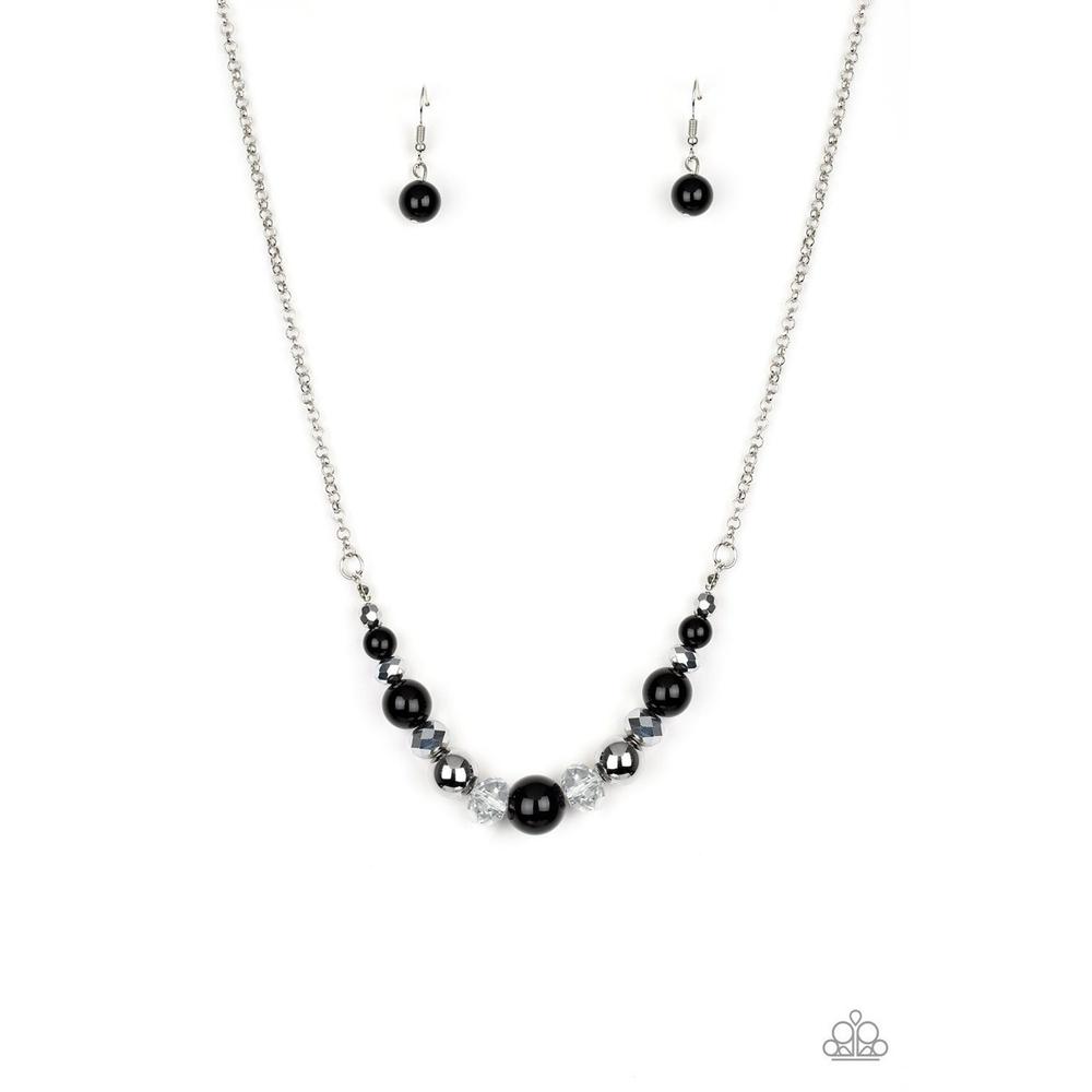 The Big-Leaguer - Black  Necklace - Dare2bdazzlin N Jewelry