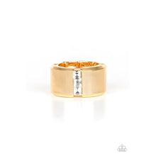 Load image into Gallery viewer, The Graduate Men&#39;s Ring  - Gold - Paparazzi - Dare2bdazzlin N Jewelry
