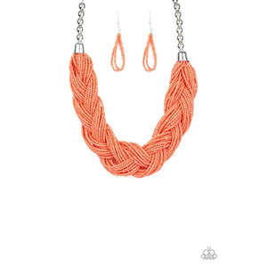 The Great Outback - Orange Necklace - Paparazzi - Dare2bdazzlin N Jewelry