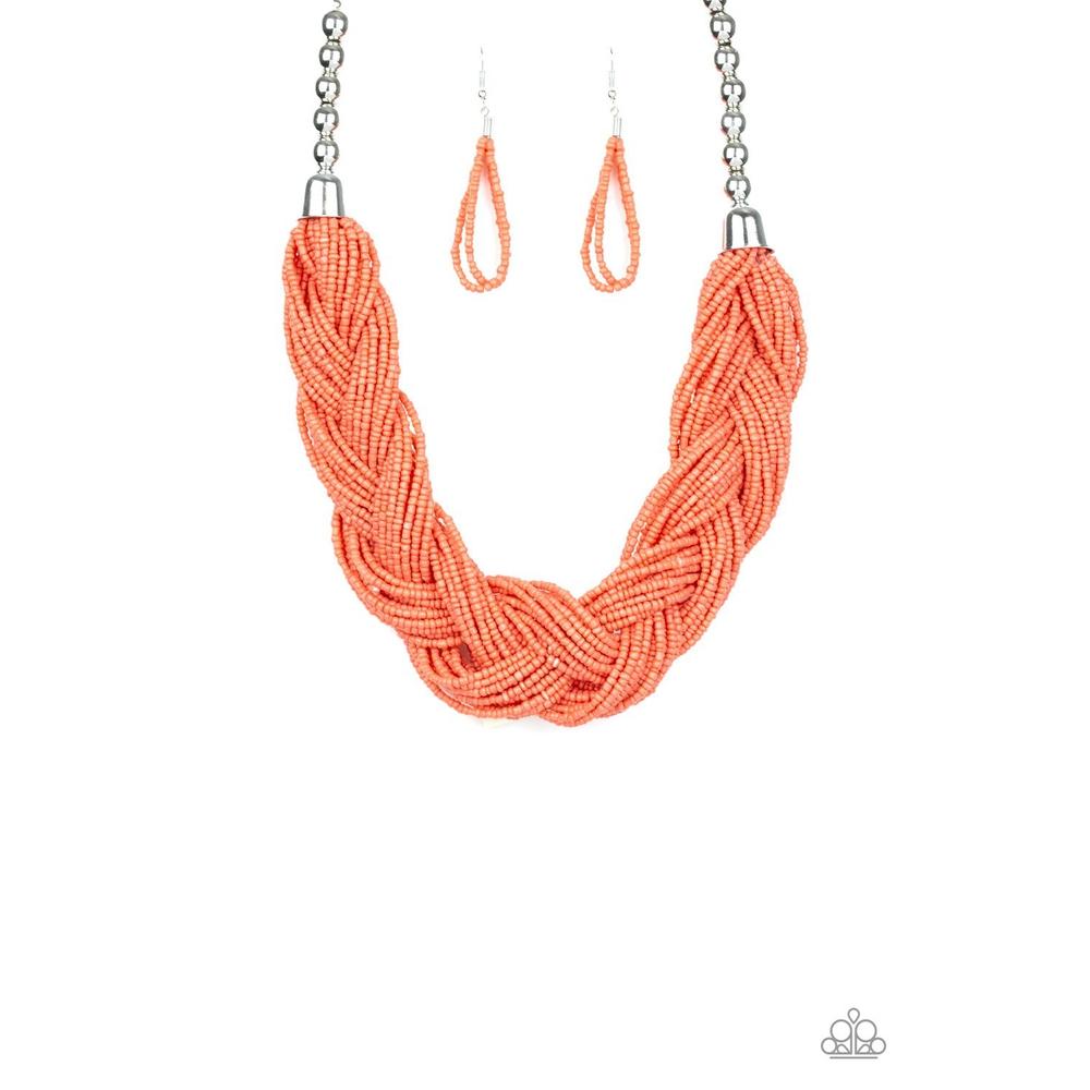 The Great Outback - Orange Necklace - Paparazzi - Dare2bdazzlin N Jewelry