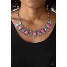 Load image into Gallery viewer, The MANE Contender Pink Necklace - Paparazzi - Dare2bdazzlin N Jewelry
