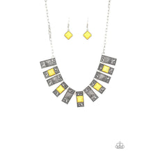 Load image into Gallery viewer, The MANE Contender Yellow Necklace - Paparazzi - Dare2bdazzlin N Jewelry
